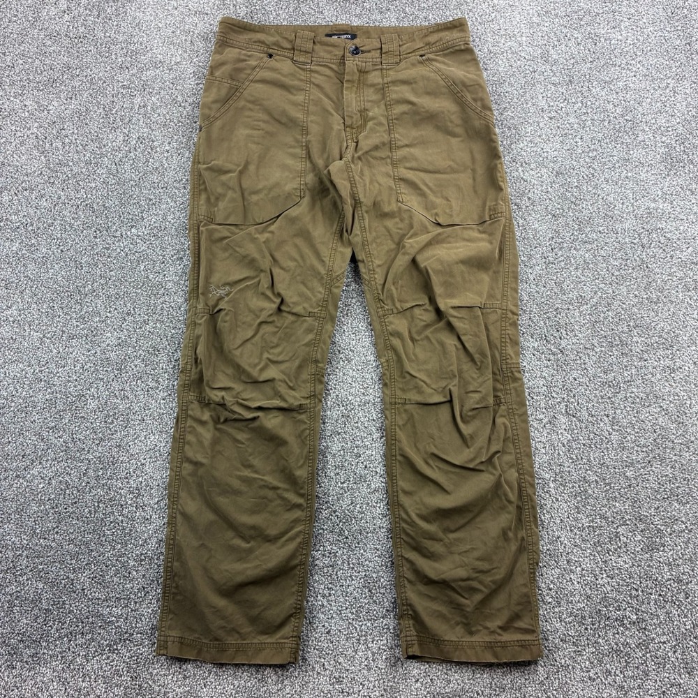 Arcteryx Sullivan Pants Mens 30 Brown Cotton Canvas Outdoor Hiking 21189-107037